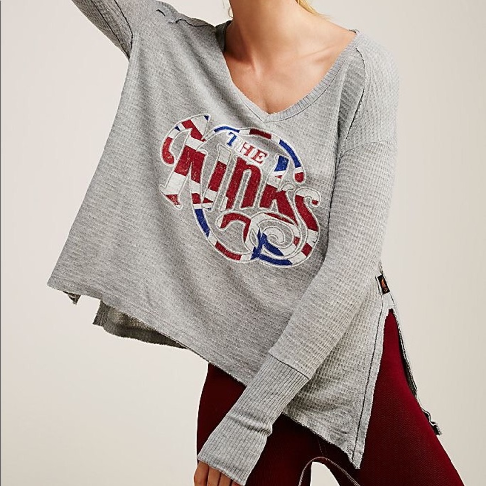 Free People The Kinks Comfy Ribbed Long Sleeve Tee